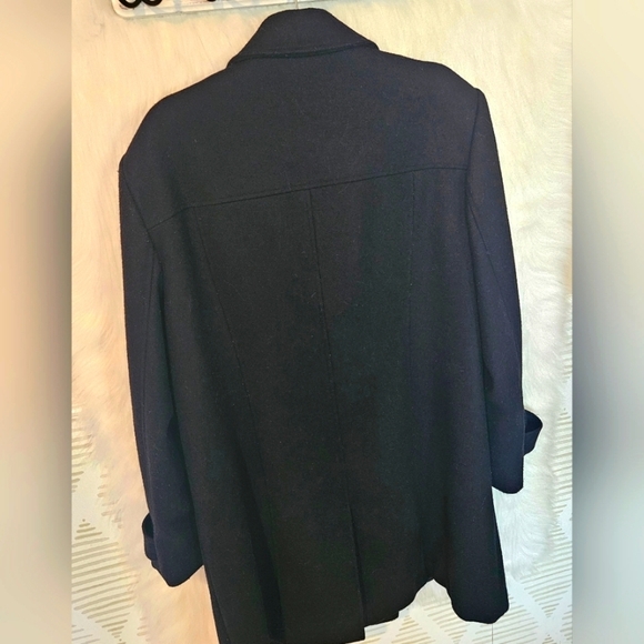 Crazy Horse Classic Doublebreasted Wool Pea Coat - Picture 4 of 7